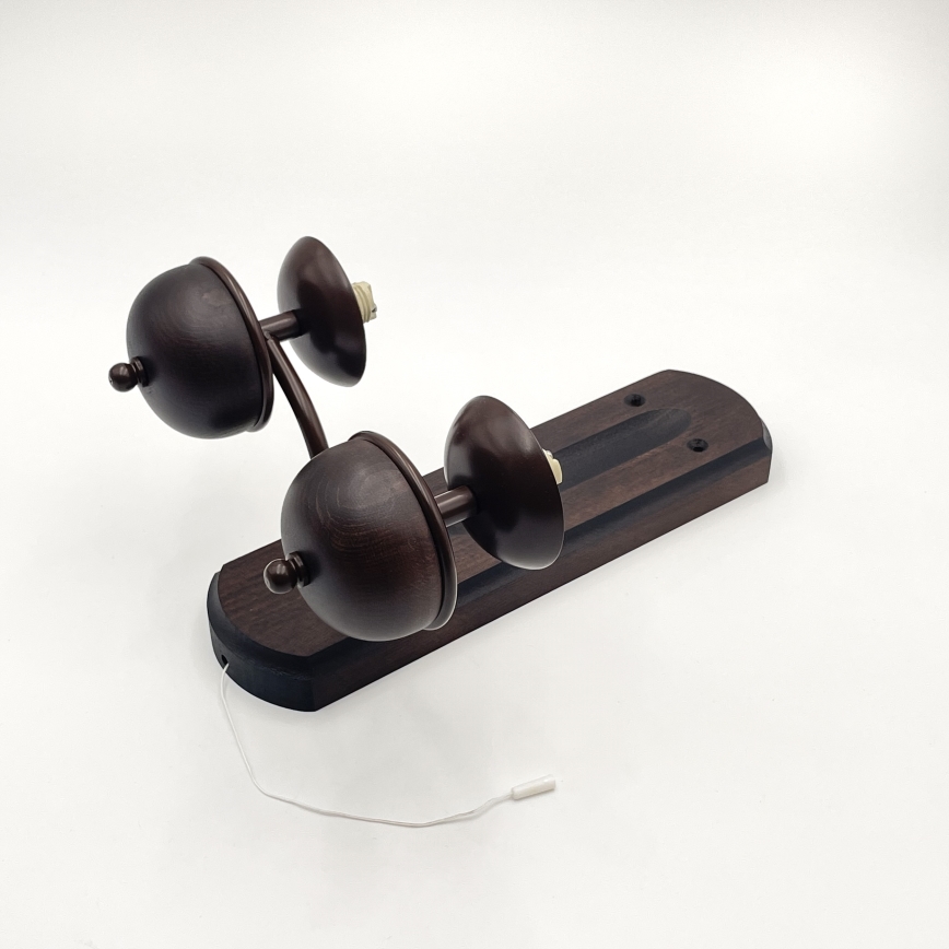 Brilagi - LED Φωτιστικό τοίχου COTTAGE 2xG9/40W/230V οξιά/λευκό