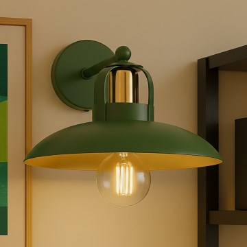 Brilagi - LED Φωτιστικό τοίχου FLAMENGO 1xE27/60W/230V πράσινο