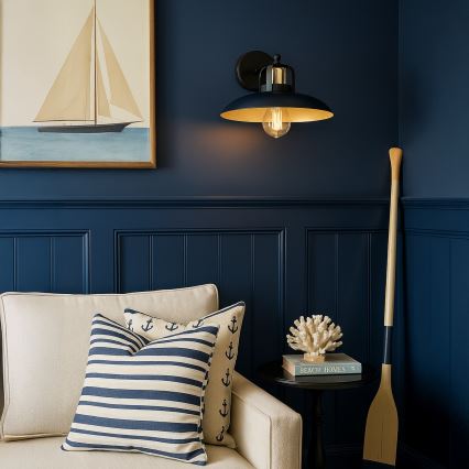 Brilagi - LED Φωτιστικό τοίχου FLAMENGO 1xE27/60W/230V μπλε