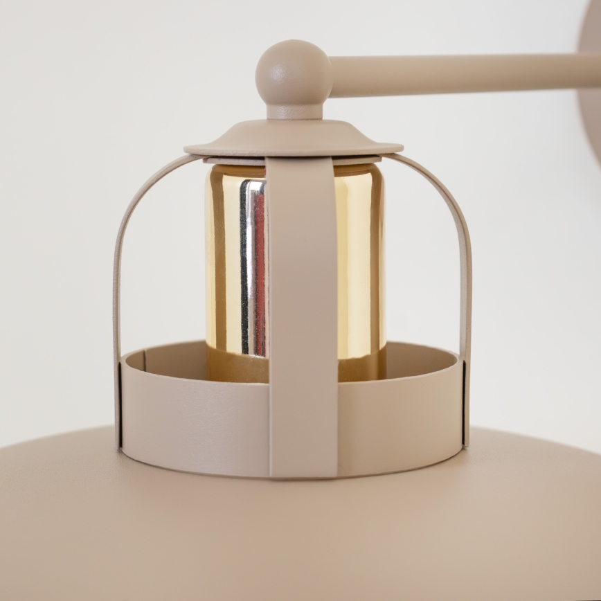 Brilagi - LED Φωτιστικό τοίχου FLAMENGO 1xE27/60W/230V μπεζ