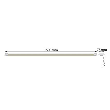 Brilagi - LED φωτιστικό τύπου φθορισμού AVERO LED/45W/230V 150 cm