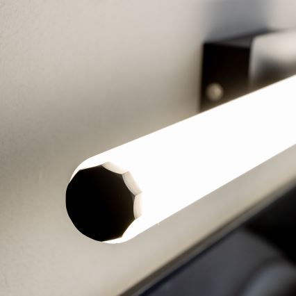 Brilagi - Φωτιστικό καθρέφτη μπάνιου LED DIANA, 10W/230V, 60 cm, IP44, μαύρο