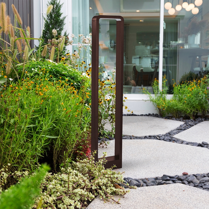 Brilagi - LED φωτιστικό εξωτερικού χώρου BARI LED/7W/230V 3000/4000/6000K καφέ IP54 80 cm