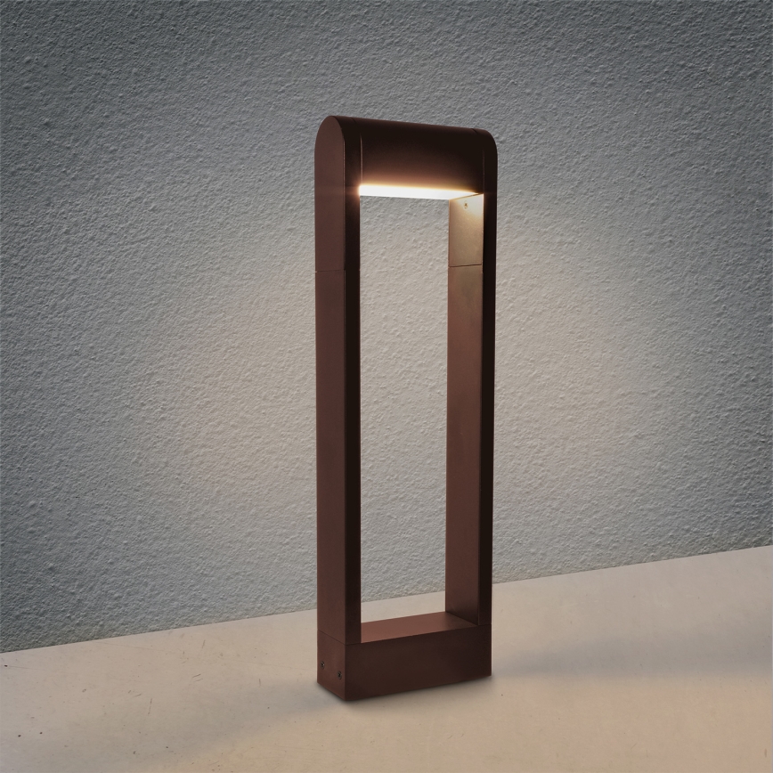 Brilagi - LED φωτιστικό εξωτερικού χώρου CROTONE LED/7W/230V καφέ IP54 50 cm