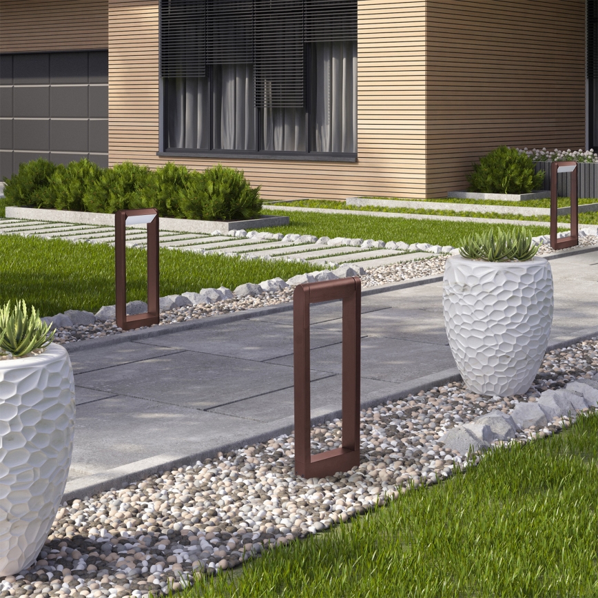 Brilagi - LED φωτιστικό εξωτερικού χώρου CROTONE LED/7W/230V καφέ IP54 50 cm