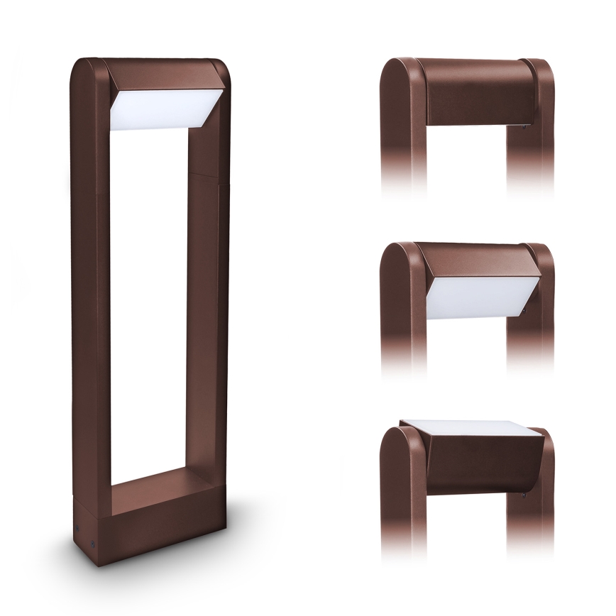 Brilagi - LED φωτιστικό εξωτερικού χώρου CROTONE LED/7W/230V καφέ IP54 50 cm