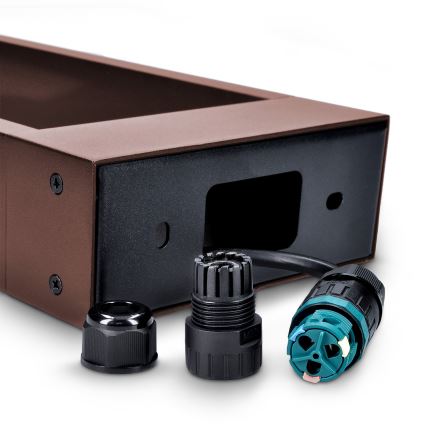 Brilagi - LED φωτιστικό εξωτερικού χώρου CROTONE LED/7W/230V καφέ IP54 50 cm