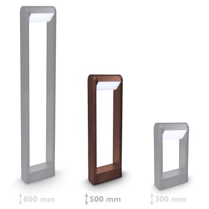 Brilagi - LED φωτιστικό εξωτερικού χώρου CROTONE LED/7W/230V καφέ IP54 50 cm