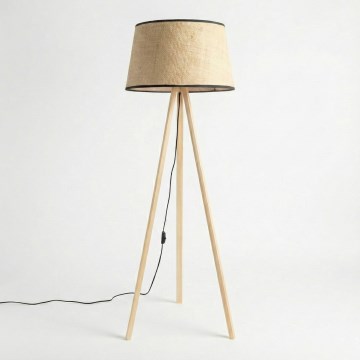 Brilagi - LED φωτιστικό δαπέδου CERIA 1xE27/60W/230V διάμ. 50 cm μπεζ