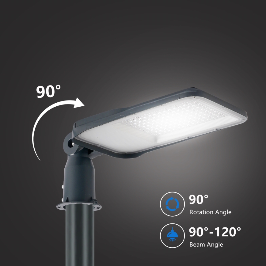 Brilagi - LED φωτιστικό δρόμου URBANLIGHT LED/100W/230V ανθρακί IP65
