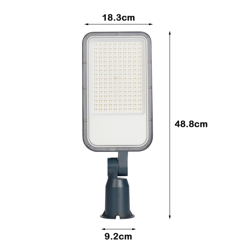Brilagi - LED φωτιστικό δρόμου URBANLIGHT LED/100W/230V ανθρακί IP65