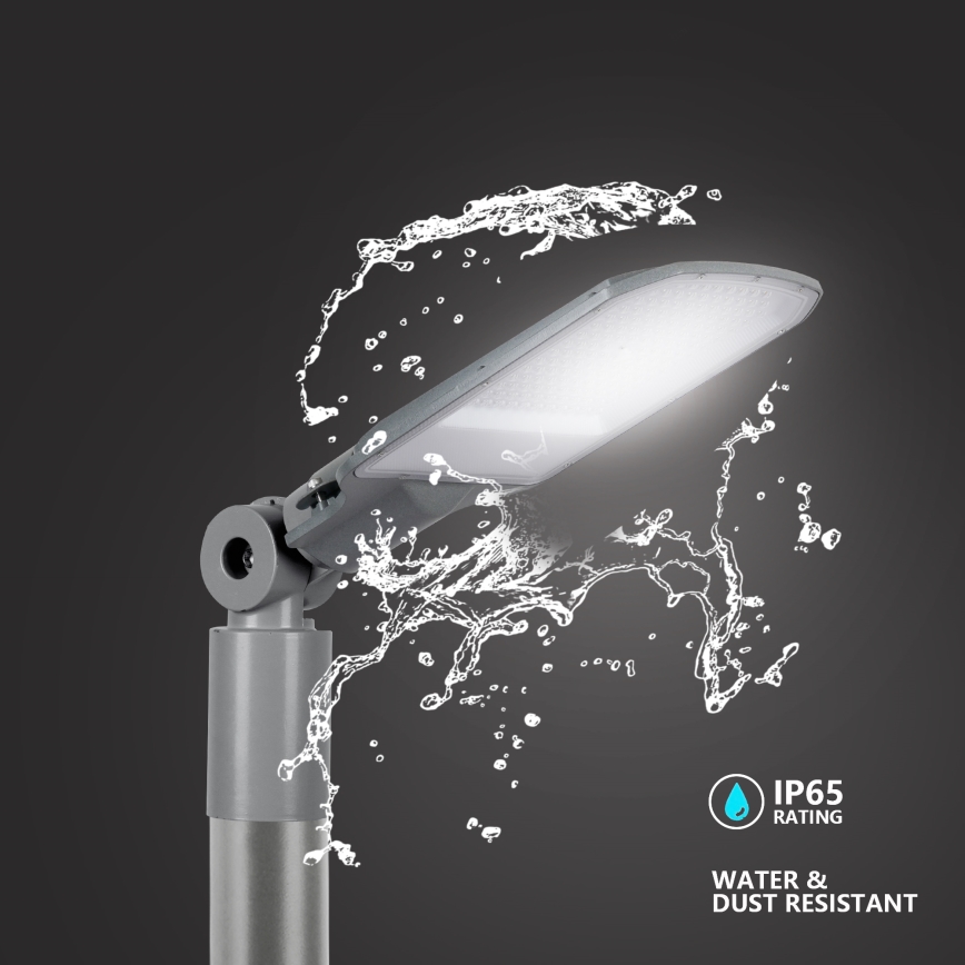Brilagi - LED φωτιστικό δρόμου URBANLIGHT LED/100W/230V γκρι IP65