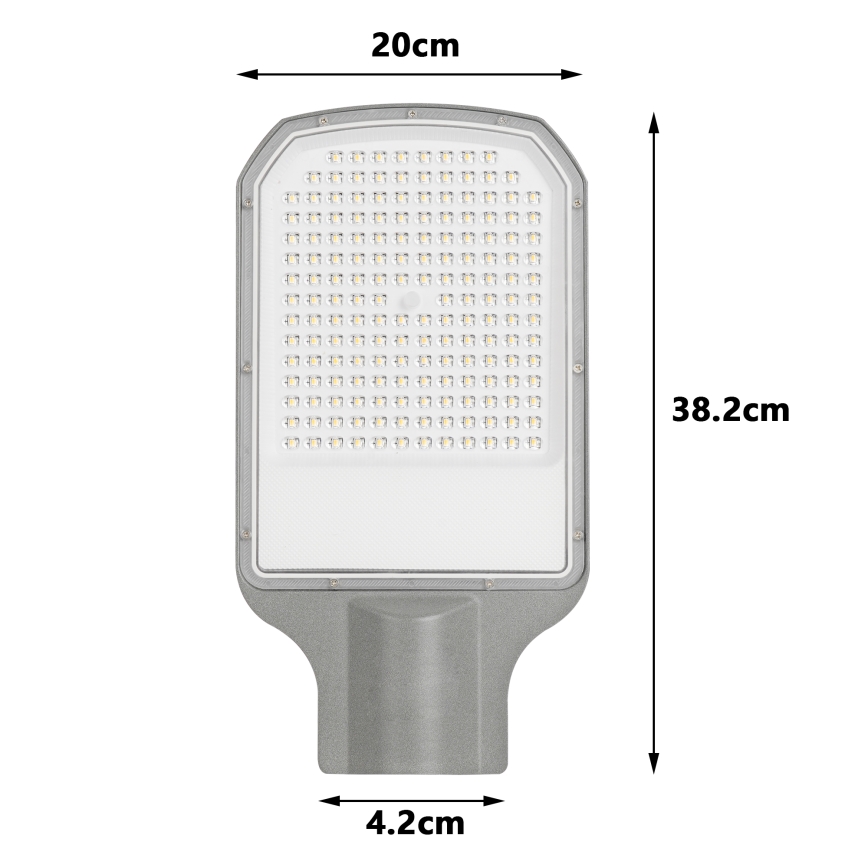 Brilagi - LED φωτιστικό δρόμου URBANLIGHT LED/100W/230V γκρι IP65
