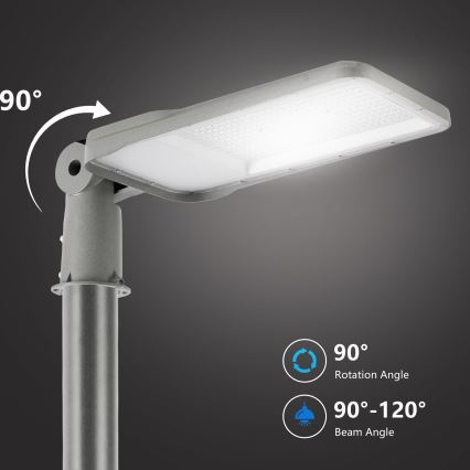 Brilagi - LED Φωτιστικό δρόμου URBANLIGHT LED/200W/230V γκρι IP65
