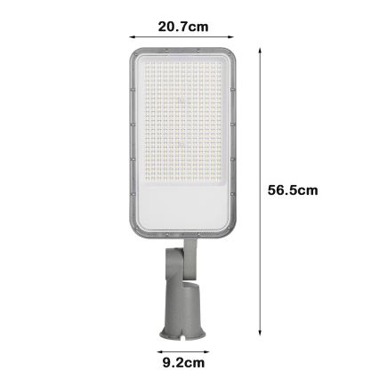 Brilagi - LED Φωτιστικό δρόμου URBANLIGHT LED/200W/230V γκρι IP65