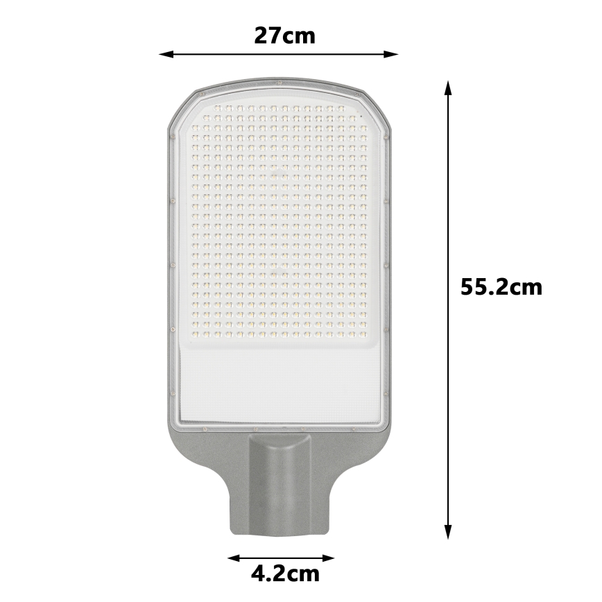 Brilagi - LED Φωτιστικό δρόμου URBANLIGHT LED/200W/230V γκρίζο IP65