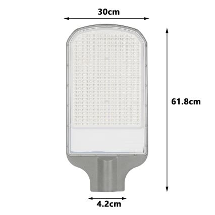 Brilagi - LED φωτιστικό δρόμου URBANLIGHT LED/250W/230V γκρι IP65