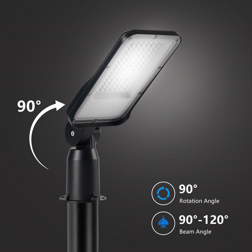 Brilagi - LED φωτιστικό δρόμου URBANLIGHT LED/50W/230V μαύρο IP65