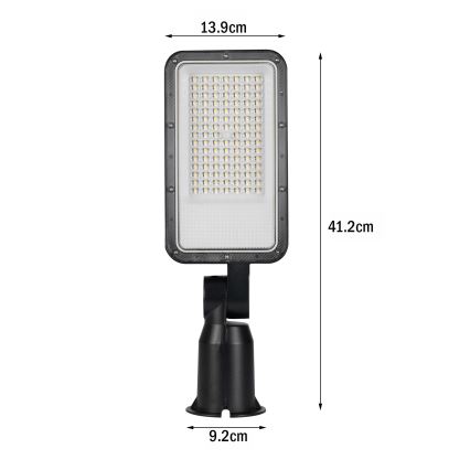 Brilagi - LED φωτιστικό δρόμου URBANLIGHT LED/50W/230V μαύρο IP65