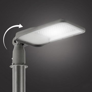 Brilagi - LED φωτιστικό δρόμου εξωτερικού χώρου με άρθρωση URBANLIGHT LED/100W/230V γκρι IP65
