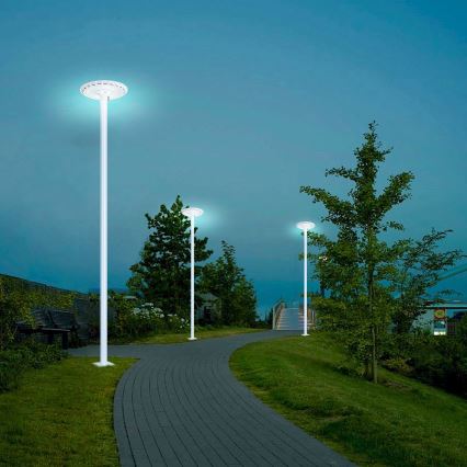 Brilagi - LED Φωτιστικό δρόμου με κολώνα 3 m URBANSPARK LED/120W/230V λευκό IP65