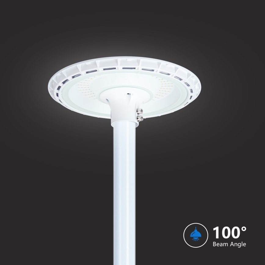 Brilagi - LED Φωτιστικό δρόμου με κολώνα 3 m URBANSPARK LED/120W/230V λευκό IP65
