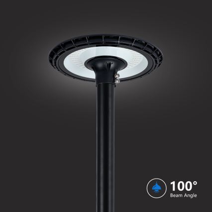 Brilagi - LED φωτιστικό δρόμου με κολώνα ύψους 4 m URBANSPARK LED/120W/230V μαύρο IP65