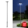 Brilagi - LED φωτιστικό δρόμου με στύλο 5 m URBANSPARK LED/120W/230V ανθρακί IP65