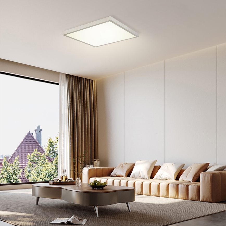 Brilagi - πλαφονιέρα οροφής LED για μπάνιο FRAME LED/50W/230V 3000/4000/6000K 60x60 cm IP44 ασημί