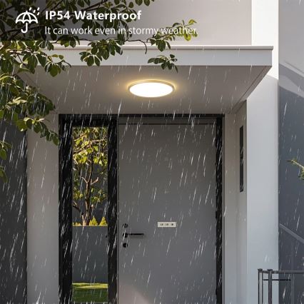 Brilagi - Φωτιστικό οροφής για μπάνιο LED ULTRA SLIM LED/18W/230V Ø 30 cm χρυσό IP54