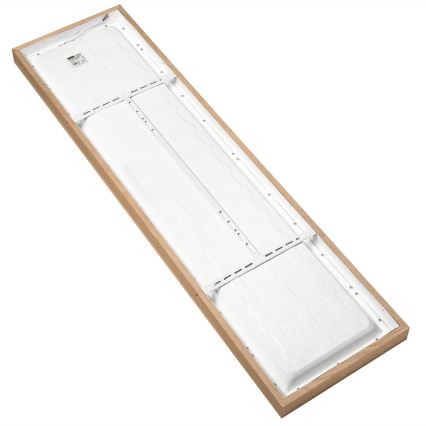 Brilagi - Φωτιστικό οροφής μπάνιου LED WOODY FRAME LED/40W/230V 120x30 cm IP44 δρυς