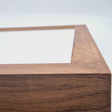 Brilagi - Φωτιστικό οροφής LED για μπάνιο WOODY FRAME LED/40W/230V 60x60 cm IP44 δρυς/κεράσι