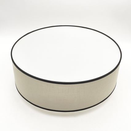 Brilagi - LED Φωτιστικό οροφής BELLADONNA 2xE27/15W/230V διάμετρος 40 cm κρεμ/δρυς