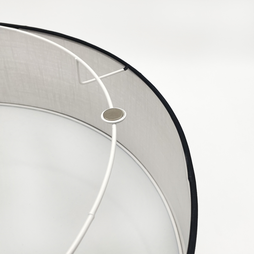 Brilagi - LED Φωτιστικό οροφής BELLADONNA 3xE27/15W/230V διάμετρος 50 cm λευκό/δρυς