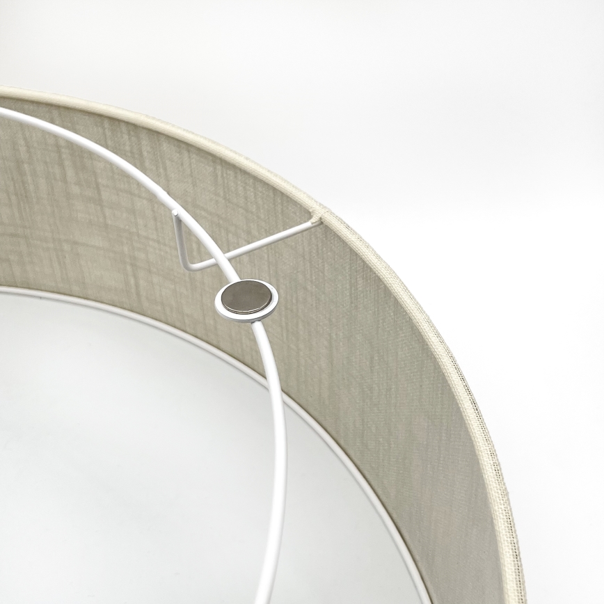 Brilagi - LED Φωτιστικό οροφής BELLADONNA 3xE27/15W/230V διάμετρος 50 cm κρεμ/δρυς