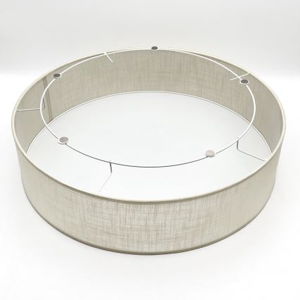 Brilagi - LED Φωτιστικό οροφής BELLADONNA 3xE27/15W/230V διάμετρος 50 cm κρεμ/δρυς