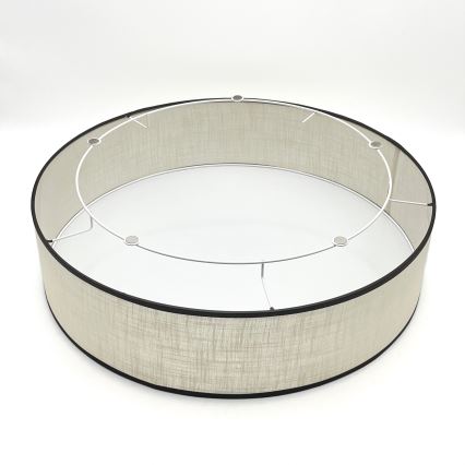 Brilagi - LED Φωτιστικό οροφής BELLADONNA 3xE27/15W/230V διάμετρος 50 cm κρεμ/δρυς