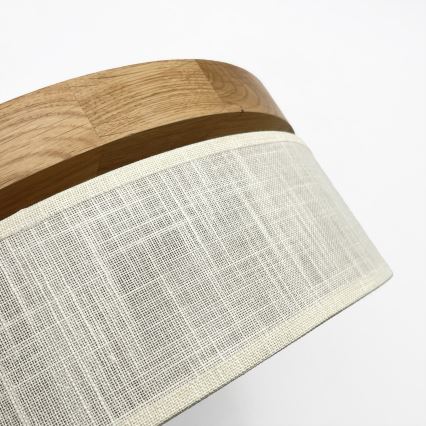 Brilagi - LED φωτιστικό οροφής BELLADONNA LED/36W/230V Ø 40 cm κρεμ/δρυς