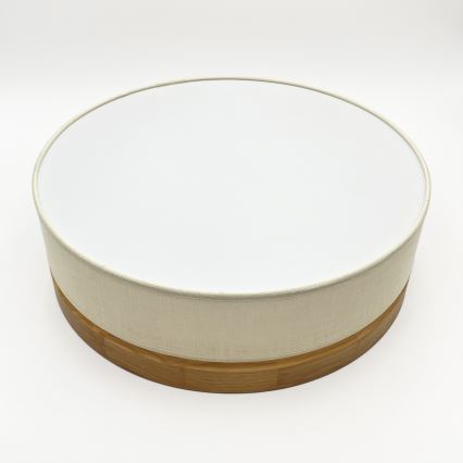 Brilagi - LED φωτιστικό οροφής BELLADONNA LED/36W/230V Ø 40 cm κρεμ/δρυς