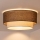 Brilagi - LED φωτιστικό οροφής BOHO ECO 1xE27/10W/230V Ø 40 cm καφέ/κρεμ