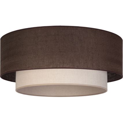 Brilagi - LED φωτιστικό οροφής BOHO ECO 1xE27/10W/230V Ø 40 cm καφέ/κρεμ