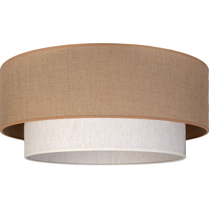 Brilagi - LED Φωτιστικό οροφής BOHO ECO 1xE27/10W/230V Ø 40 cm μπεζ/κρεμ