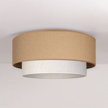Brilagi - LED Φωτιστικό οροφής BOHO ECO 1xE27/10W/230V Ø 40 cm μπεζ/κρεμ