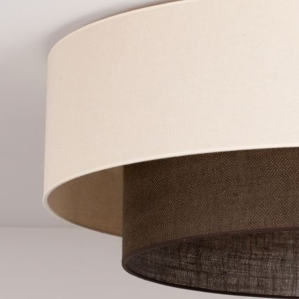 Brilagi - LED Φωτιστικό Οροφής BOHO STYLE 3xE27/15W/230V διάμ. 80 cm κρεμ/καφέ