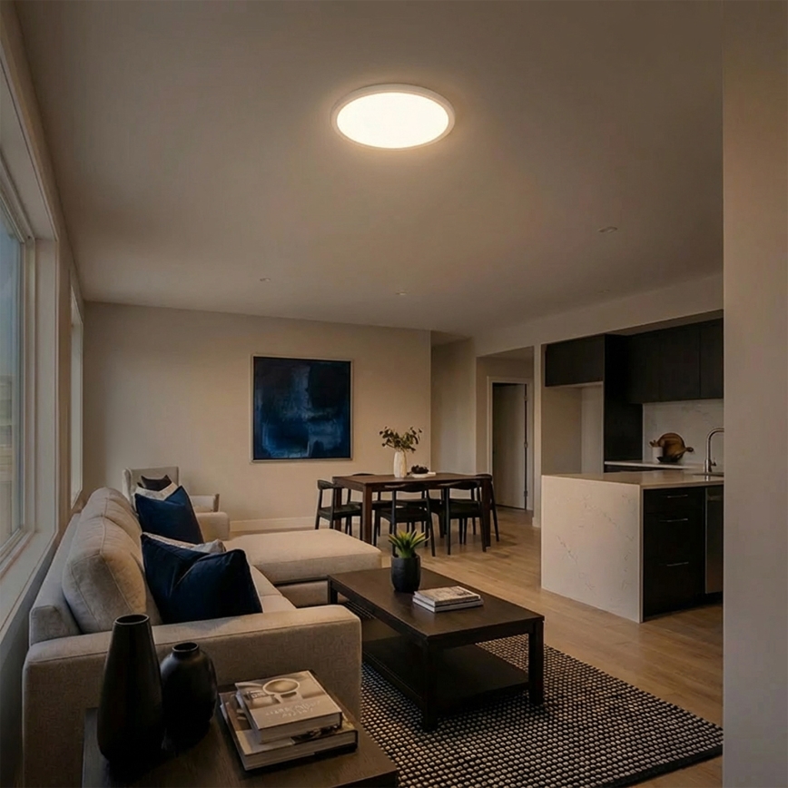 Brilagi - LED Φωτιστικό οροφής CARLOS LED/24W/230V pr. 40 cm λευκό