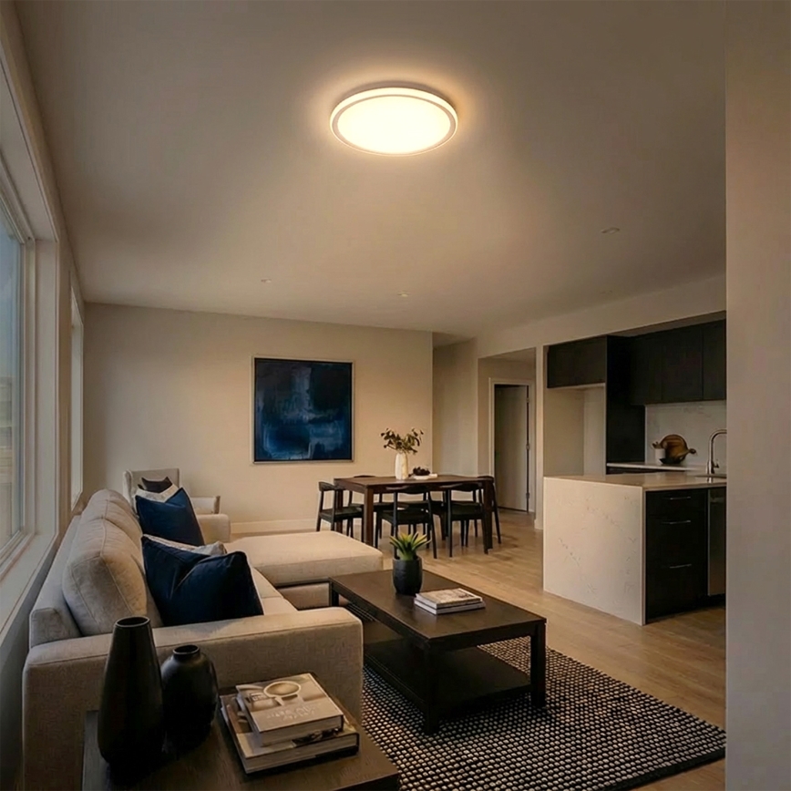 Brilagi - LED Φωτιστικό οροφής CARLOS LED/24W/230V pr. 40 cm λευκό