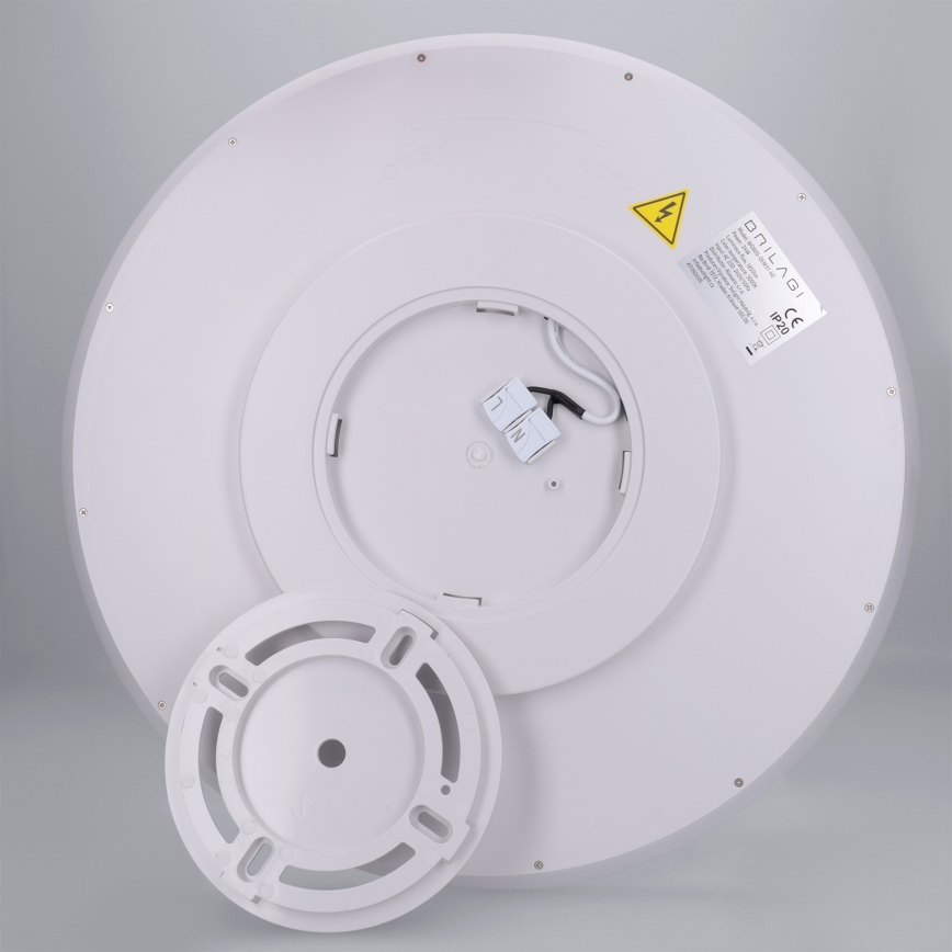 Brilagi - LED Φωτιστικό οροφής CARLOS LED/24W/230V pr. 40 cm λευκό