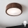 Brilagi - LED φωτιστικό οροφής CARVALHO 1xE27/15W/230V σε χρώμα δρυός/καρυδιάς Ø 27 εκ.