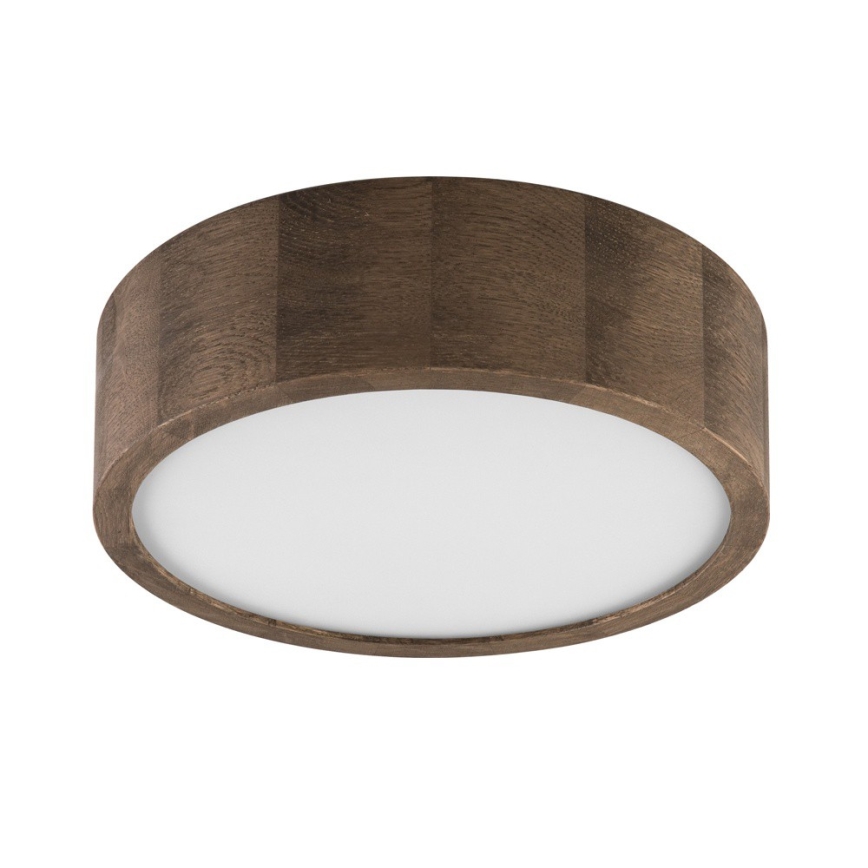 Brilagi - LED φωτιστικό οροφής CARVALHO 1xE27/15W/230V σε χρώμα δρυός/καρυδιάς Ø 27 εκ.