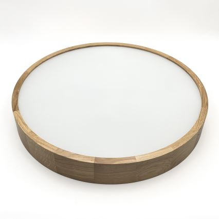 Brilagi - LED φωτιστικό οροφής CARVALHO 4xE27/60W/230V δρυς διάμ. 57,5 cm